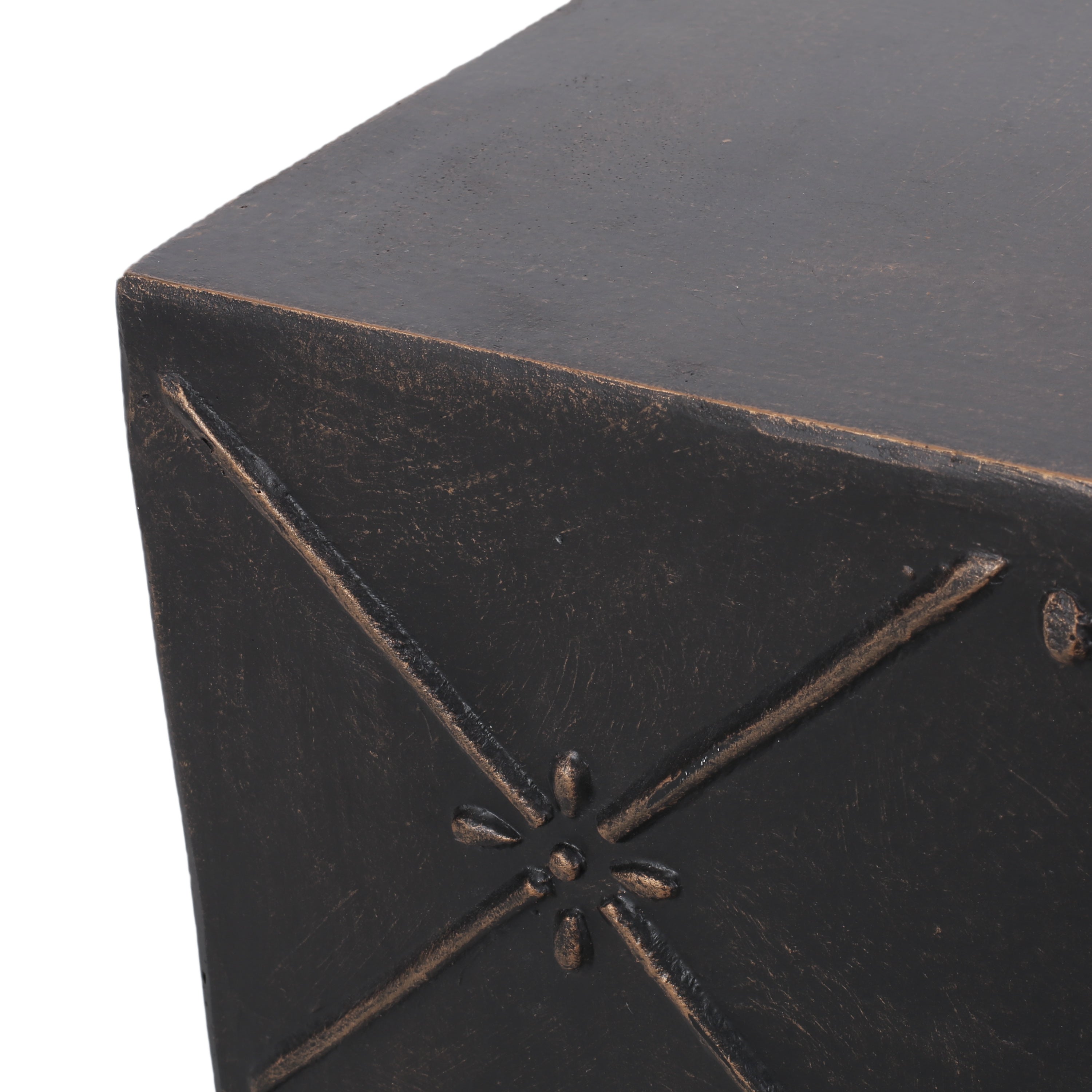 Baxton Outdoor Lightweight Concrete Side Table