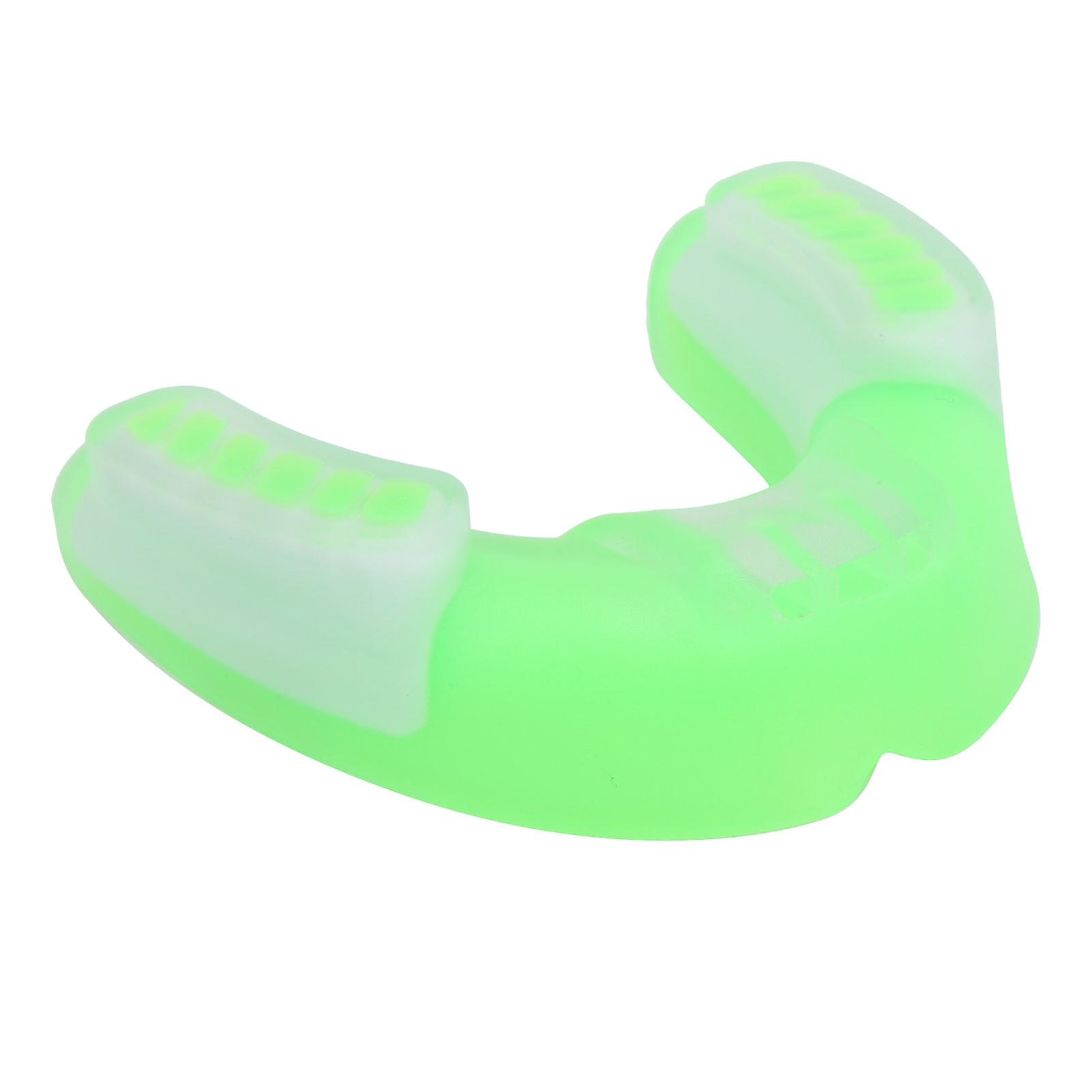 Adult Tooth Guards Mouthguards Protector For Sanda Boxing Sports With Storage Boxgreen