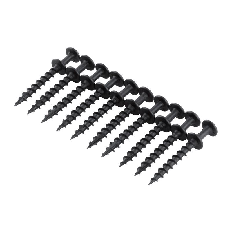 HANGER DBL HEAD BLK 10PK