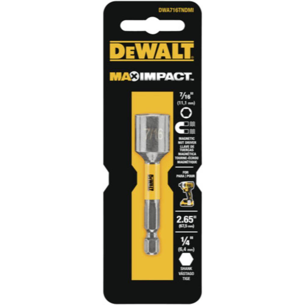 DW MAX Impact 716 in. Nut Driver DWA716TNDMI