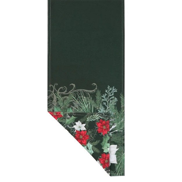 Laural Home Christmas Elegance Rectangle Table Runner