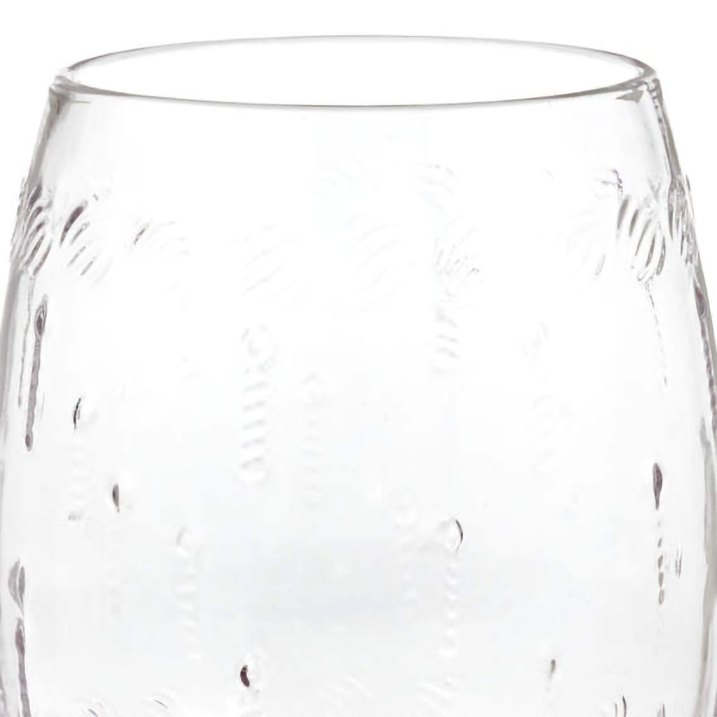 Hallmark  Candles and Frosting Embossed Stemless Wine Glass, 17 oz.