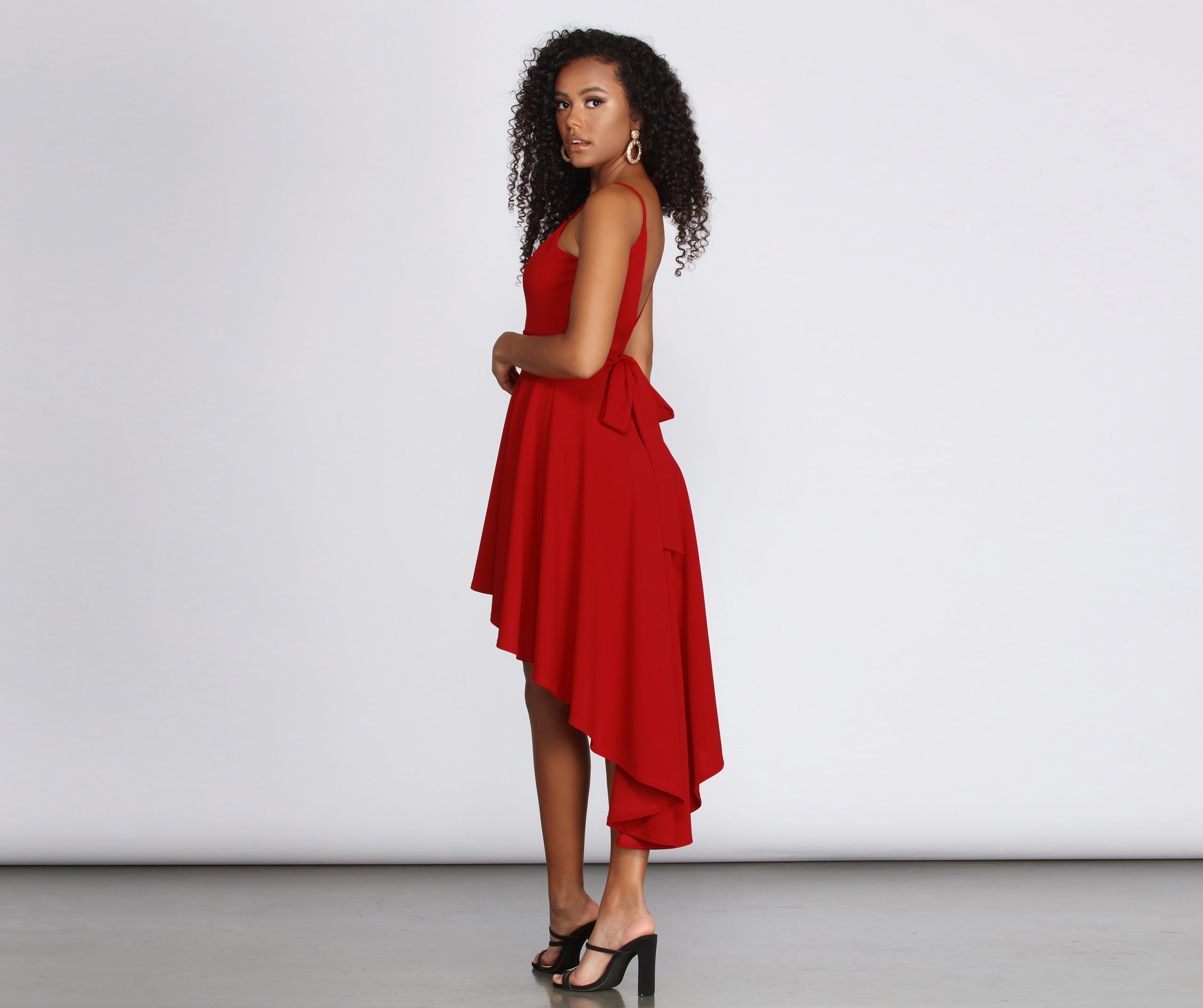 Bow Beauty High Low Dress