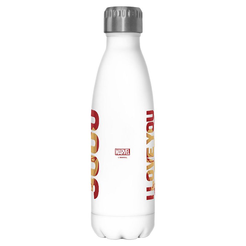 Marvel Iron Man I Love You 3000 17-oz. Stainless Steel Water Bottle