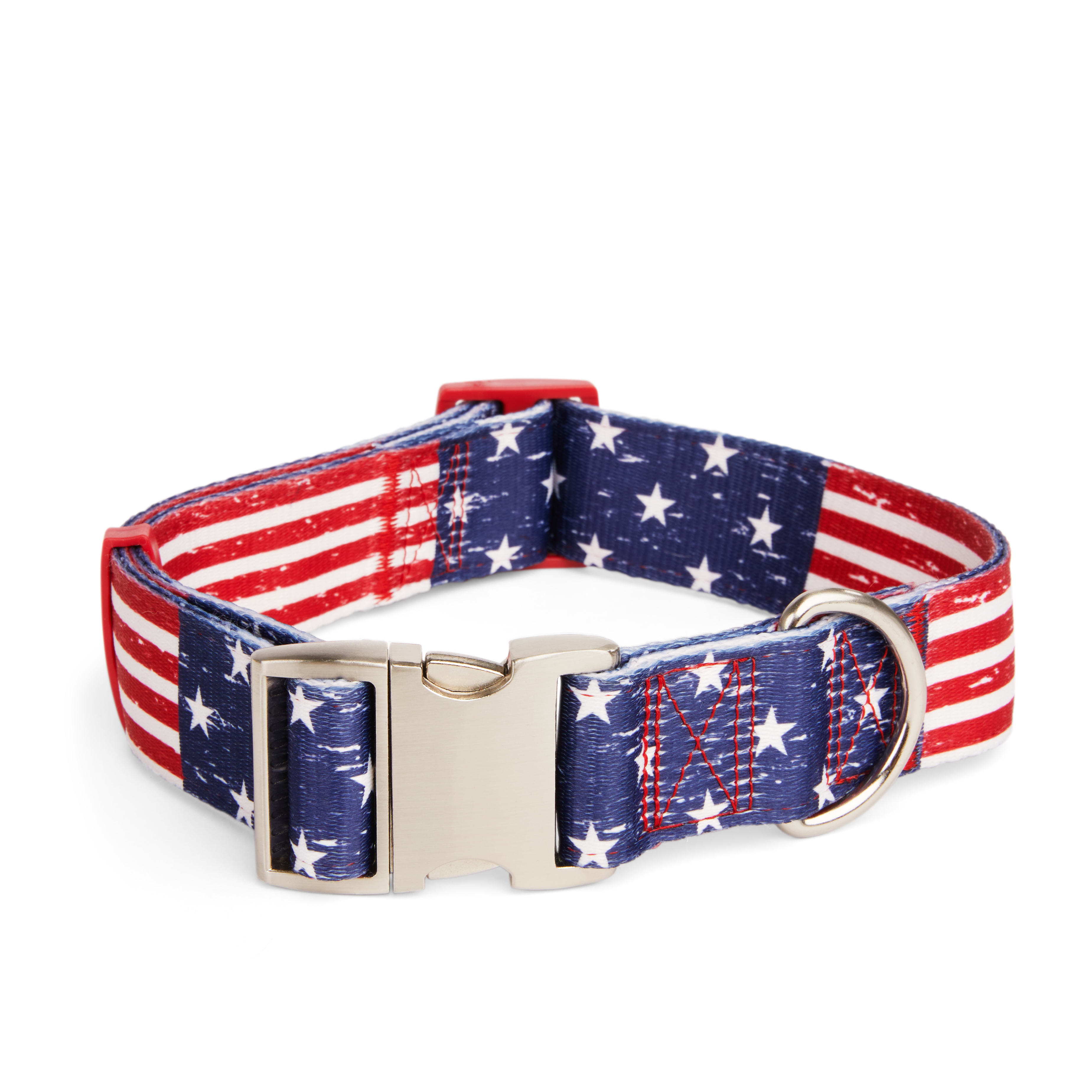 YOULY American Flag Big Dog Collar， X-Large/XX-Large