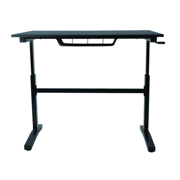 Atlantic Sit Stand Desk with Casters   Black (Heig...