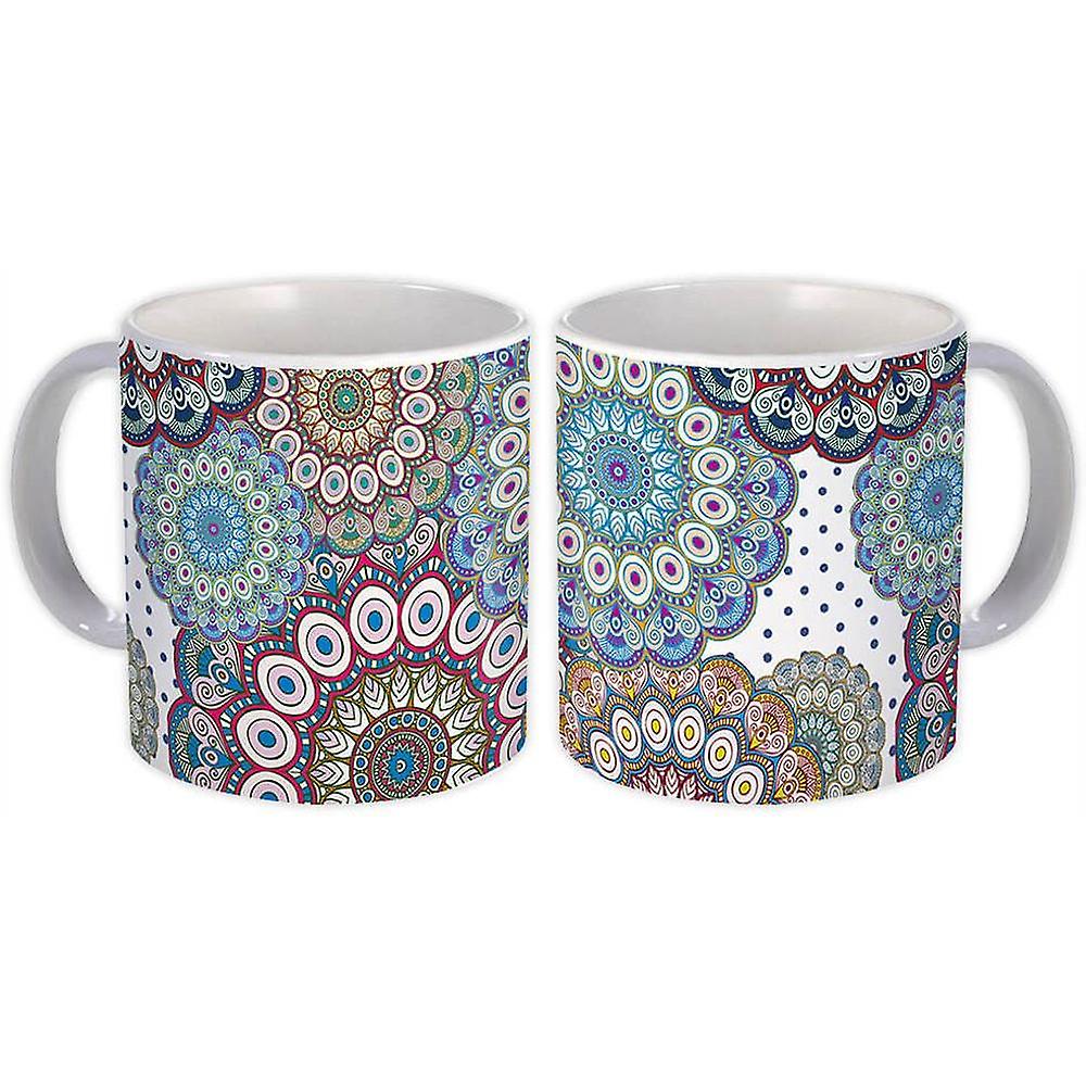 Gift Mug: Decorated Mandalas Ornament