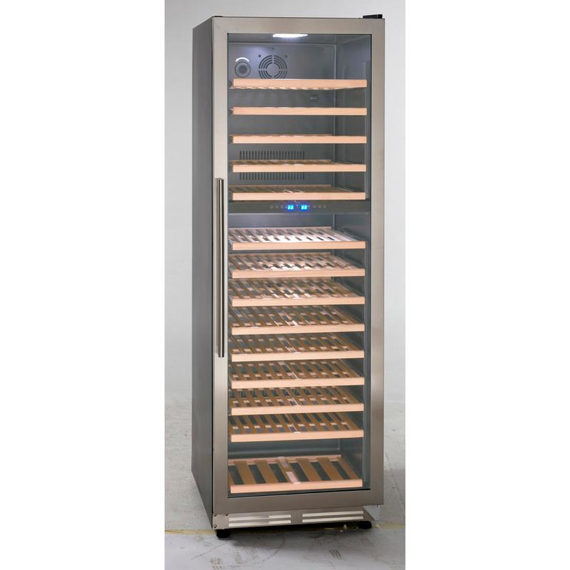 Avanti 24in 154-Bottle Designer Freestanding/Built-In Dual Zone Wine Cooler WCF154S3SD