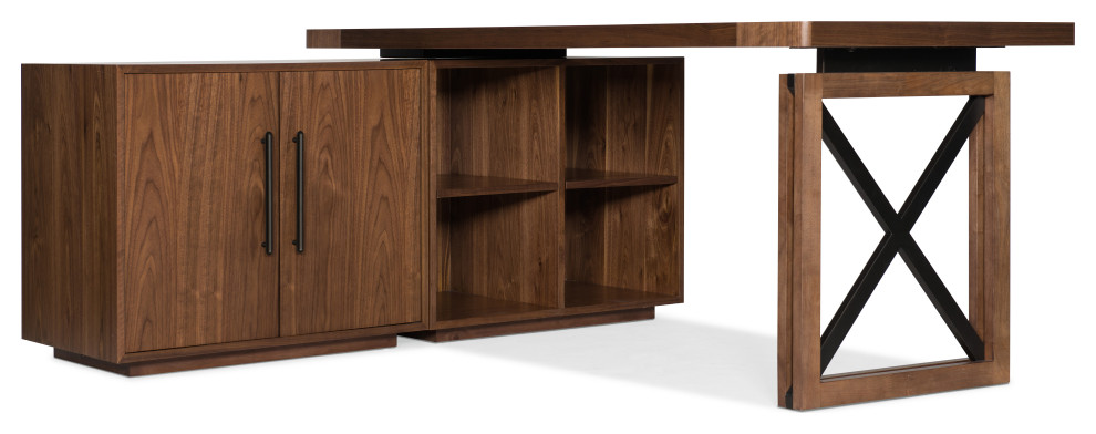 Elon Bunching Short Bookcase   Transitional   Bookcases   by HedgeApple  Houzz