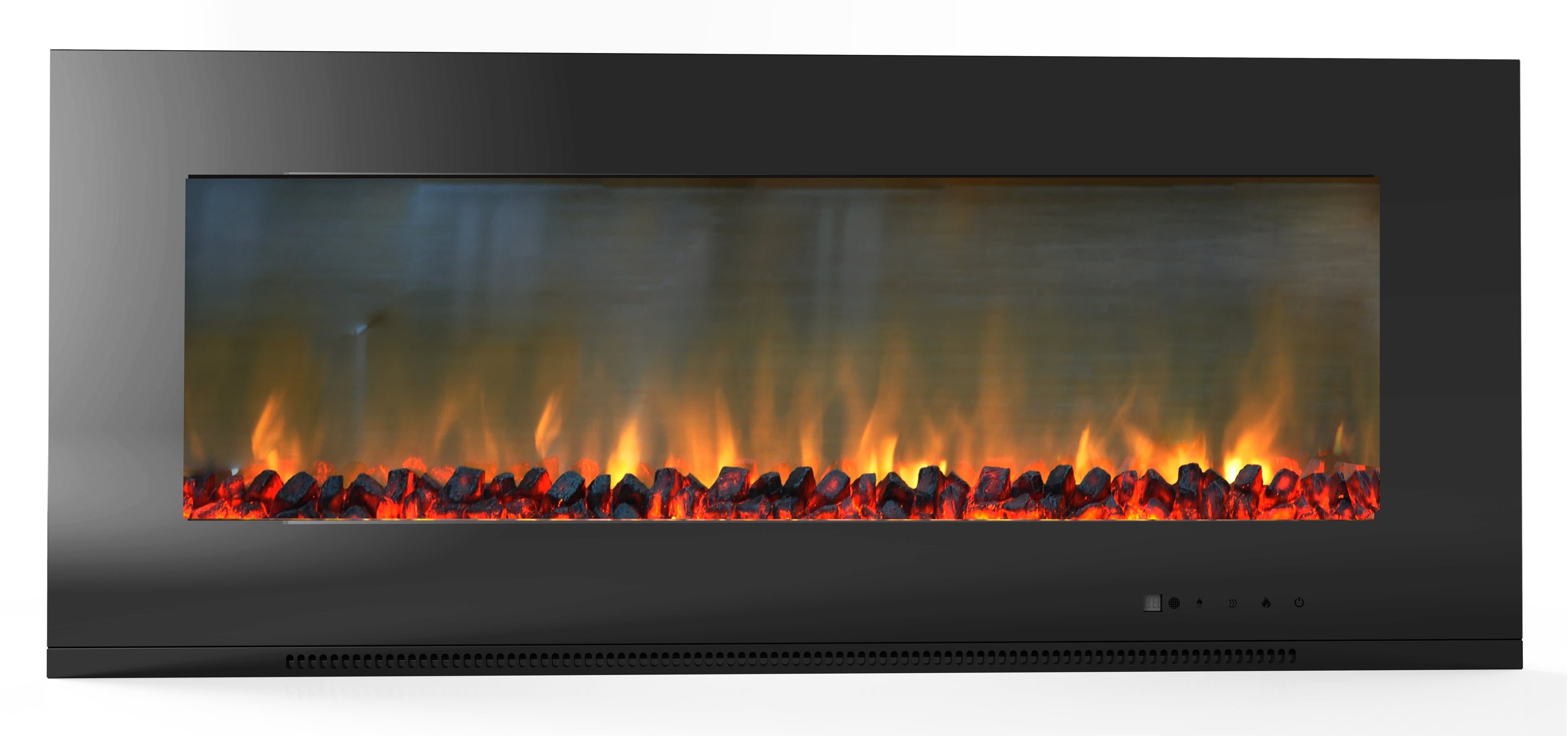 Cambridge Metropolitan Wall Mount Electronic Fireplace, 56"