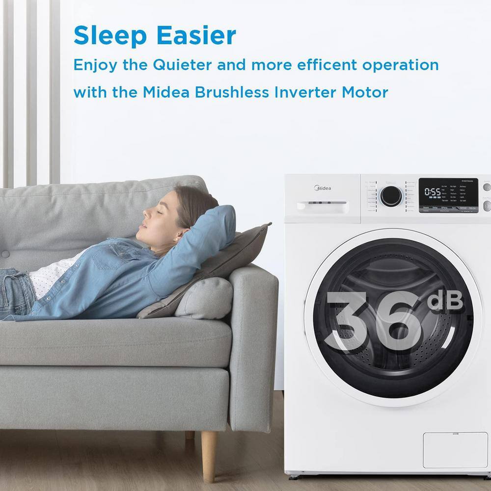 2.5 cu. ft. Front Load Washer in White with inverter technology MLH25N7BWW