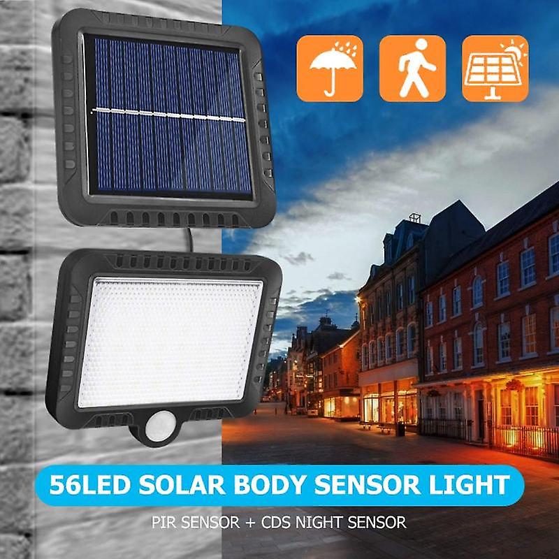 100/120 Cob Led Solar Light Outdoor Lighting Garage Security Light Pir Motion Sensor Garden Decoration Solar Wall Lamp Spotlight