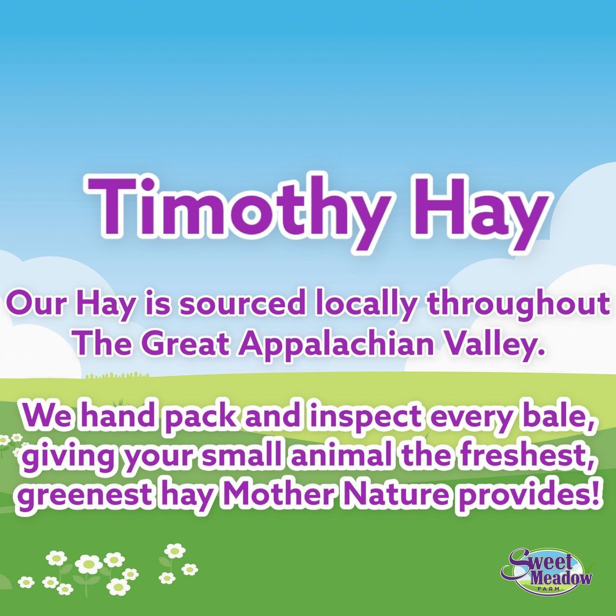 Sweet Meadow Farm Timothy Hay Small Pet Food