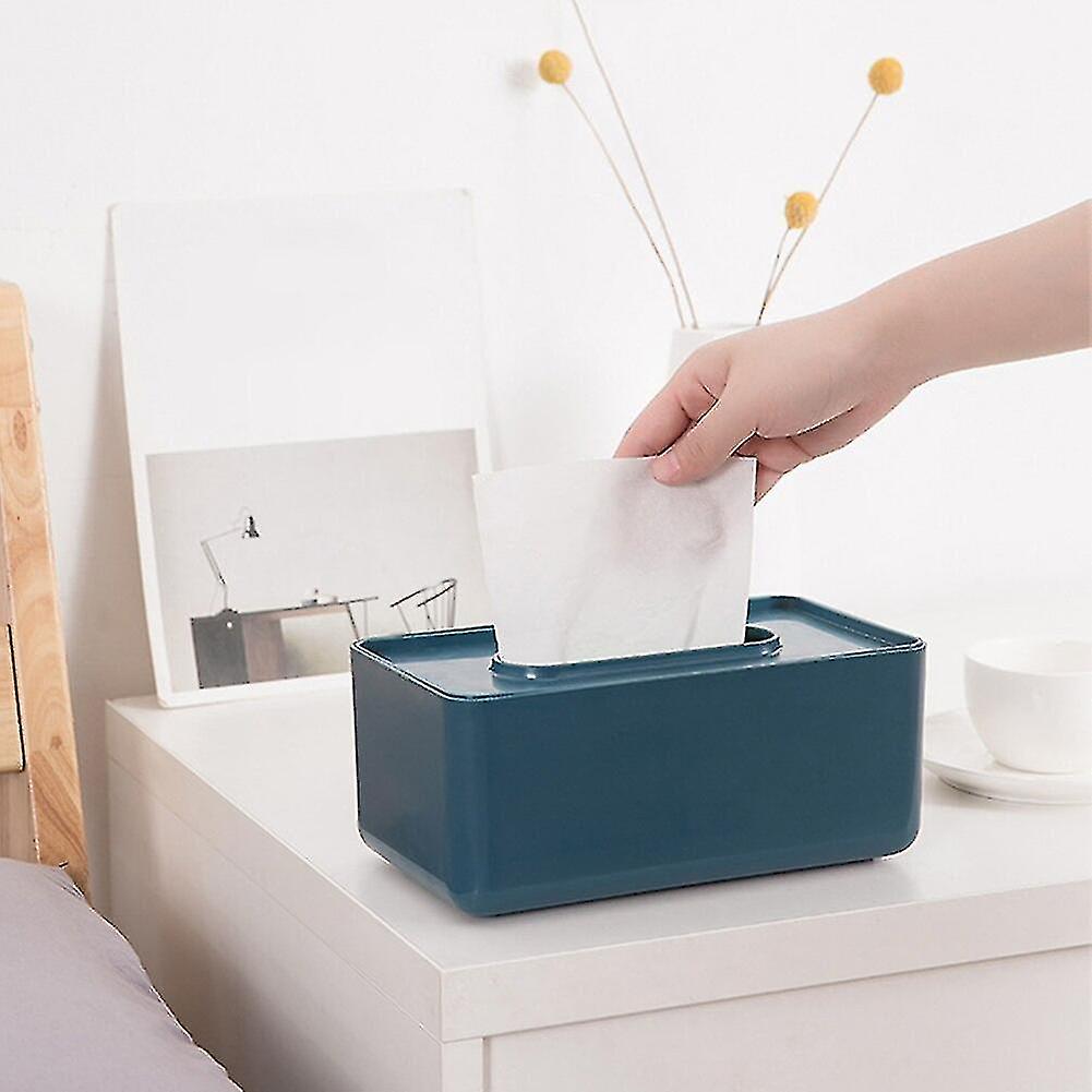 New Paper Towel Rack Household Wet Tissue Storage Box Desktop Napkin Dispenser Plastic Tissue Box