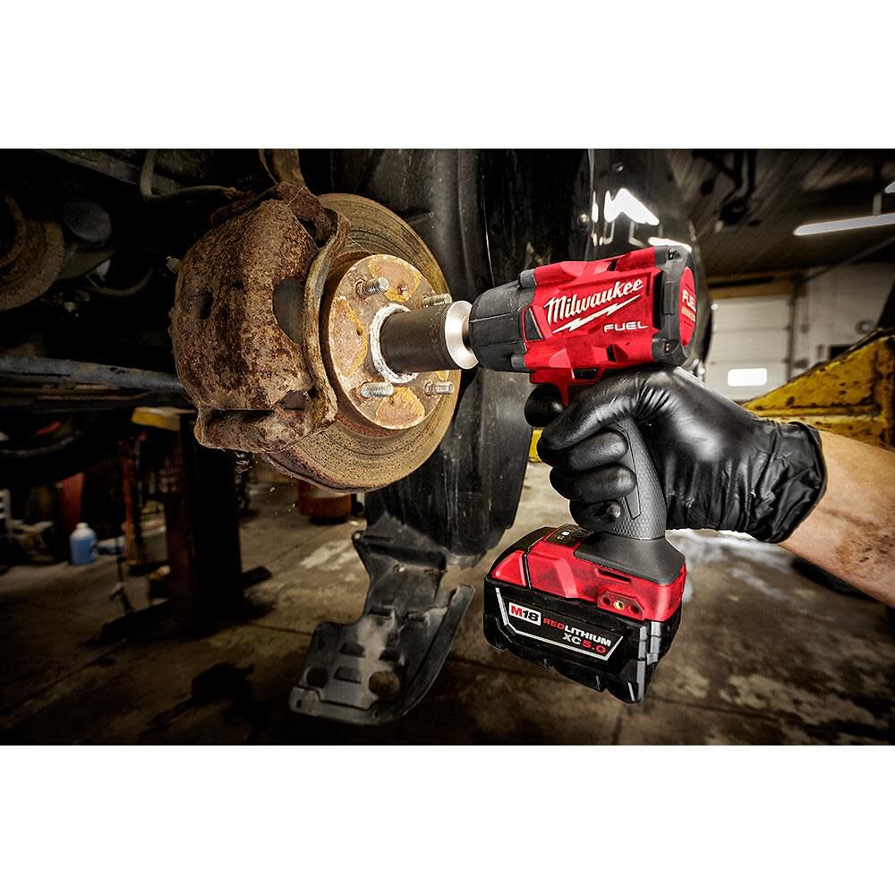 MW M18 FUEL 1/2 Mid-Torque Impact Wrench with Friction Ring Kit 2962-22 from MW