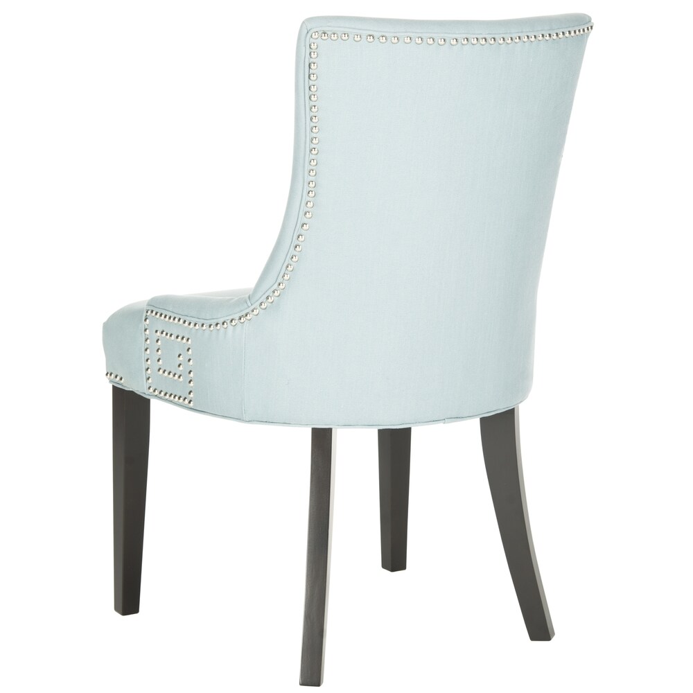 SAFAVIEH Dining Gretchen Light Blue Dining Chairs (Set of 2)   22.2\