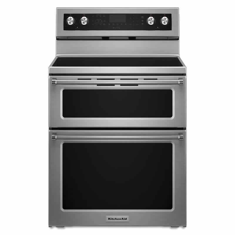 KitchenAid 30-inch Freestanding Electric Range YKFED500ESS