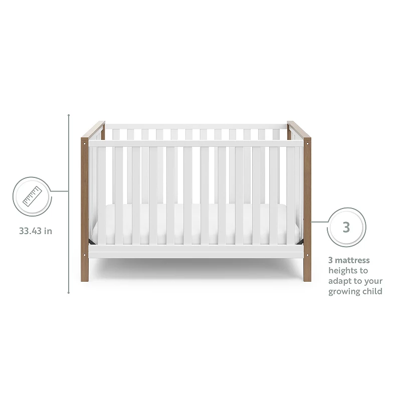 Storkcraft Modern Pacific 4-In-1 Convertible Crib