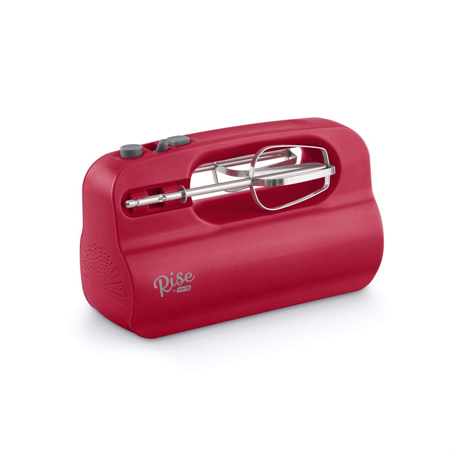 Rise by Dash Red 5 speed Hand Mixer