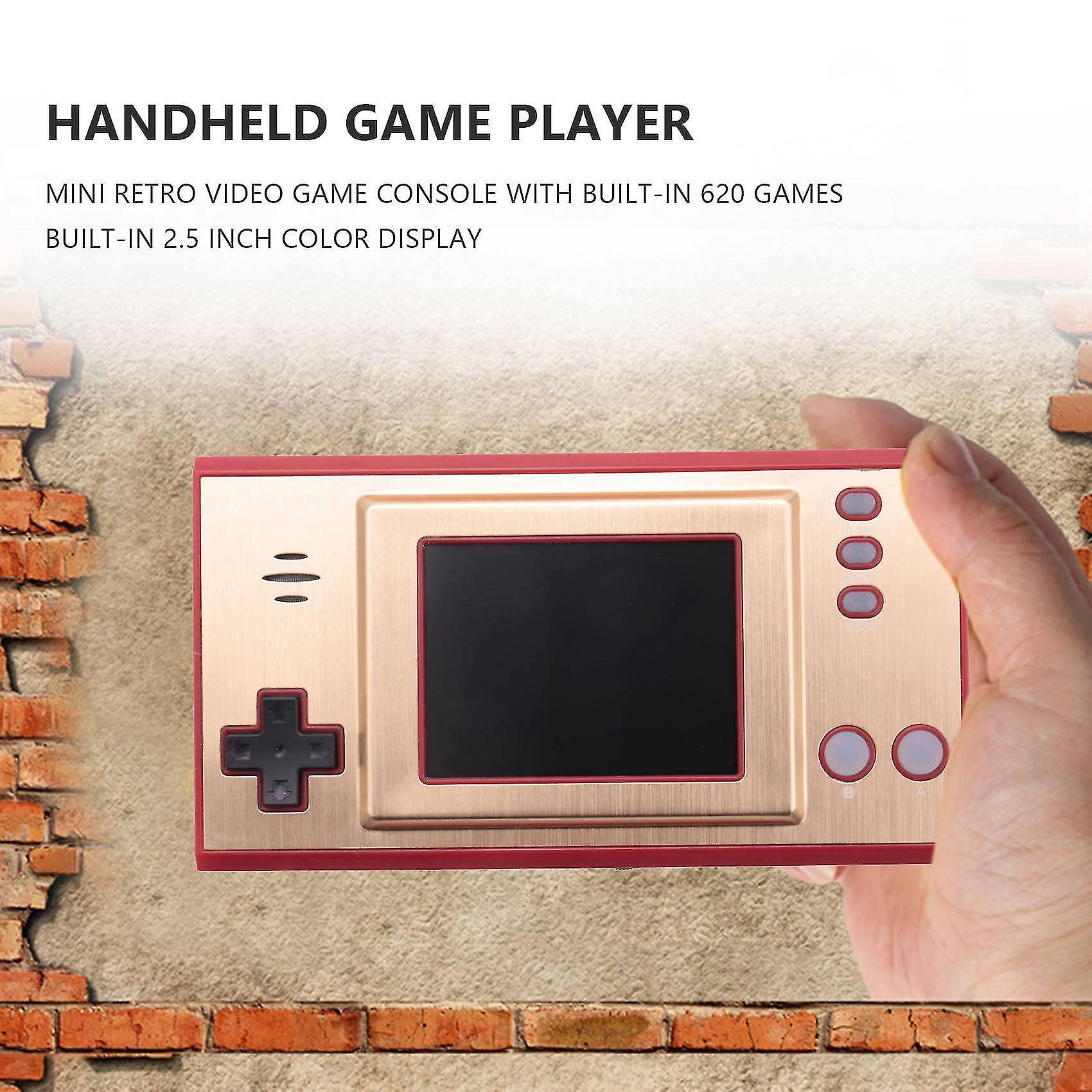 Mini Handheld Game Players 2.5 Inch Ultra Thin Portable Retro Video Console With 620 Classic Juegos