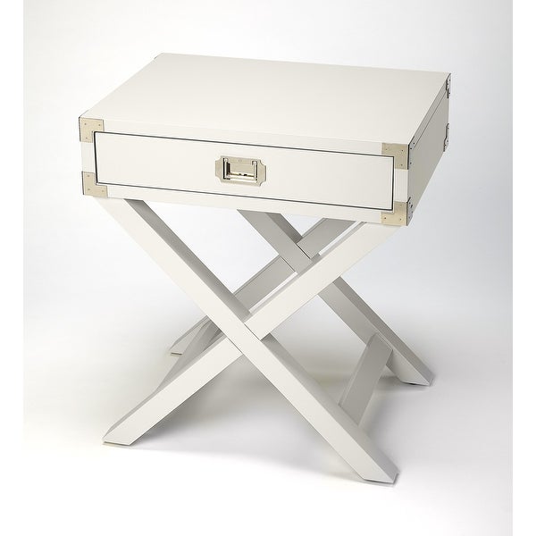 Butler anew White campaign Side Table