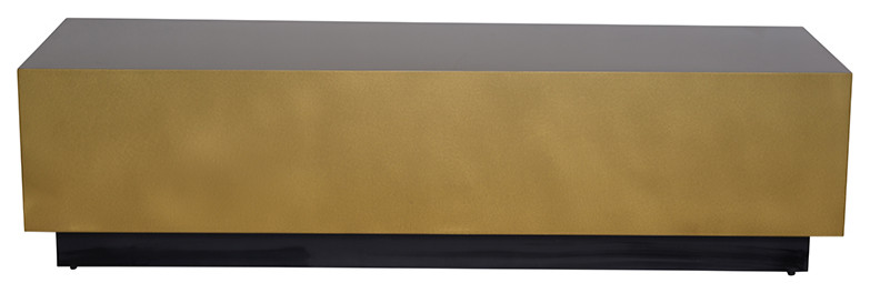 Asher Gold Coffee Table   Modern   Coffee Tables   by EBPeters  Houzz