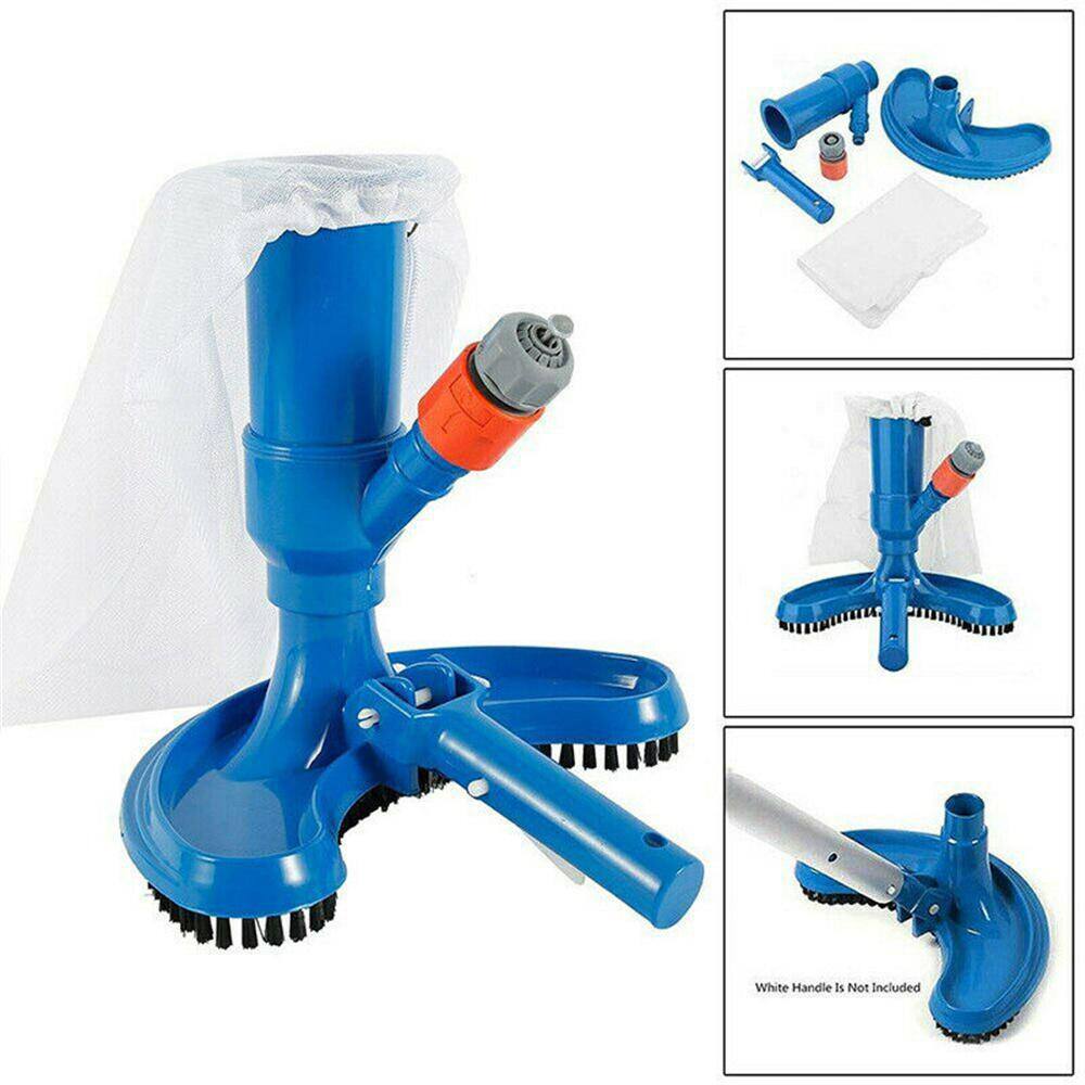 Afoxsos Swimming Pool and Spa Pond Fountain Vacuum Brush Cleaner Vacuum Heads Cleaning Tool Kit HDMX232