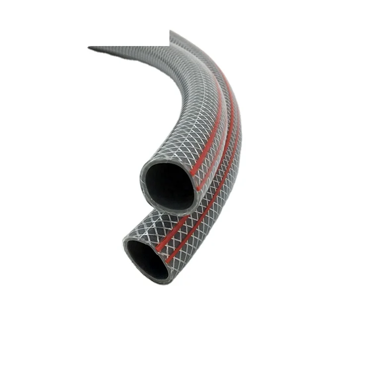 Landscaping equipment water supply black red line fiber reinforced PVC hose rubber tube