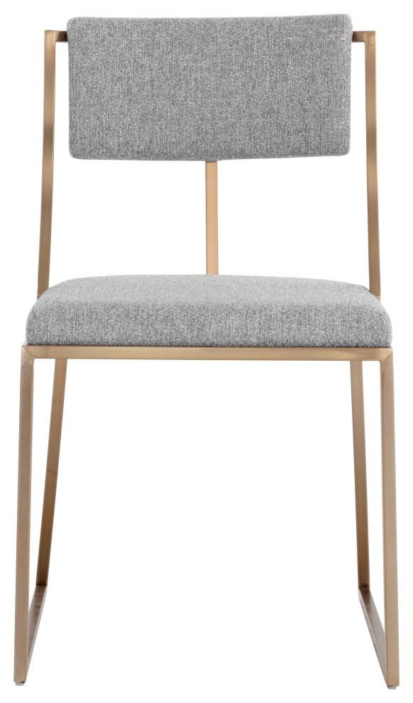 Makena Dining Chair Monument Pebble   Contemporary   Dining Chairs   by Sunpan Modern Home  Houzz