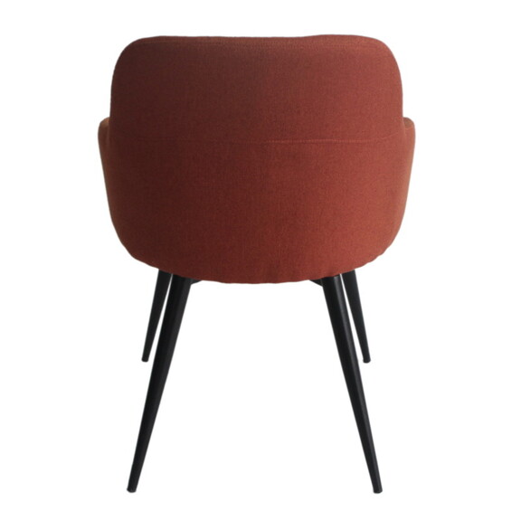 Modrest Scranton Modern Orange   Black Dining Chai...