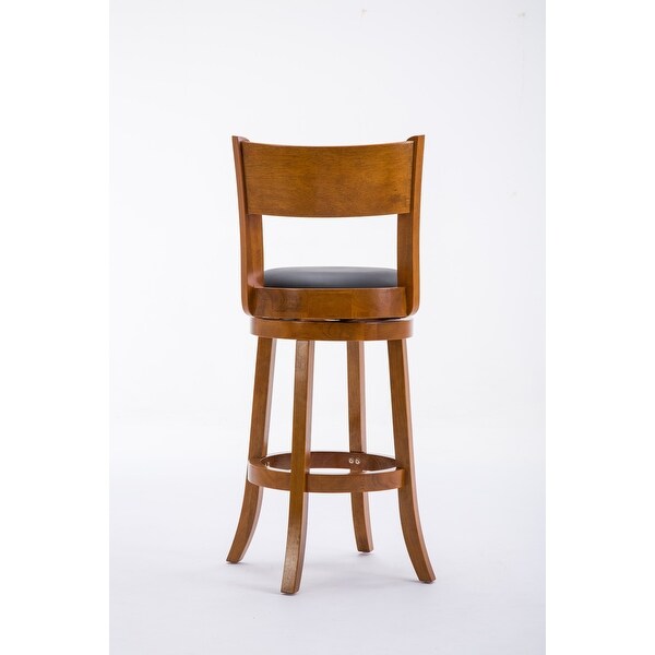 Palmetto Rubberwood 29-inch Swivel Stool