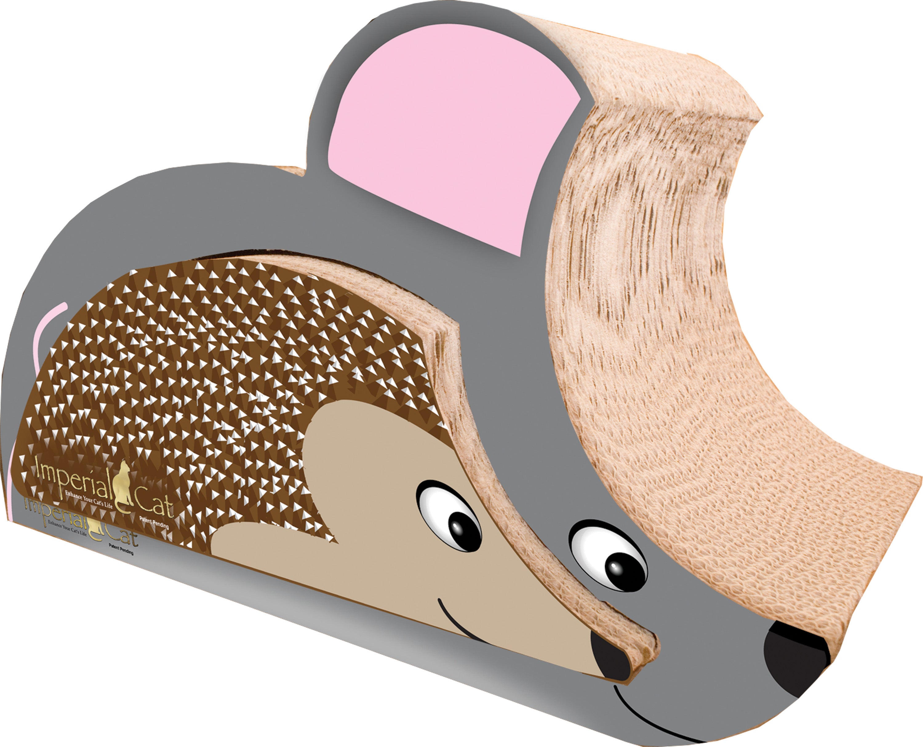 Imperial Cat Scratch 'n Shapes Mouse and Hedgehog (2-in-1)