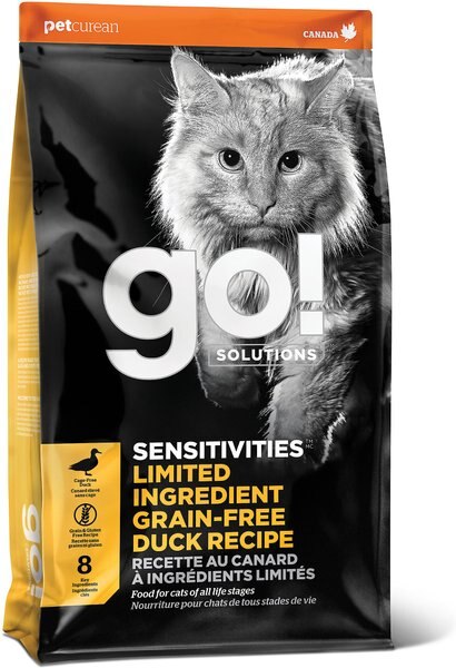 Go! SENSITIVITIES Limited Ingredient Duck Grain-Free Dry Cat Food