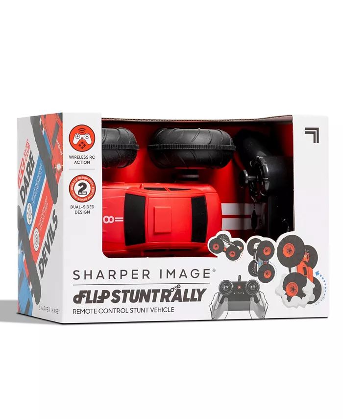 Sharper Image Remote Control Cars Flip Stunt Rally Toy 2-in-1 Reversible Car