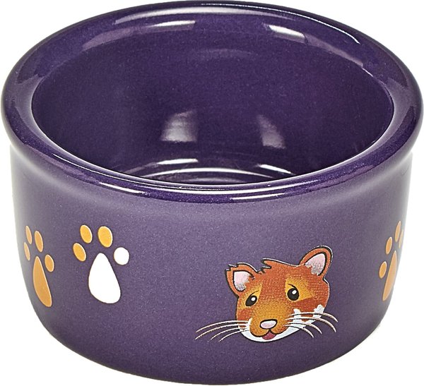 Kaytee Paw Print Hamster Food Bowl， Color Varies