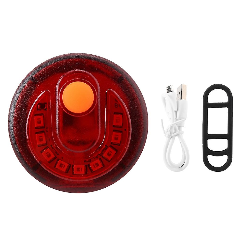 Waterproof Bike Bicycle Led Taillight Safety Warning Light Brake Lamp Usb Fast Charging