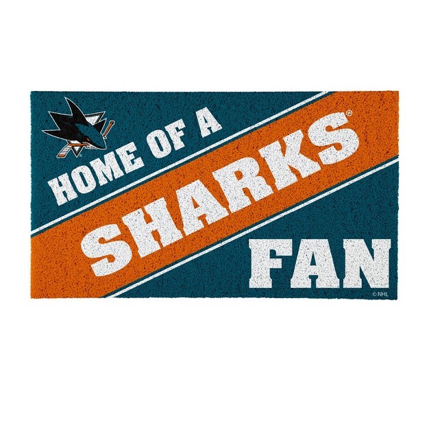 Evergreen San Jose Sharks Pvc Mat Color