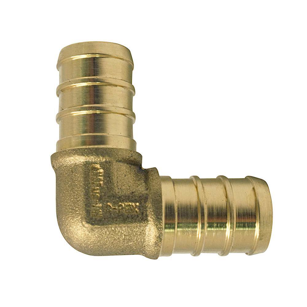 Apollo 12 in. Brass PEX-B Barb 90-Degree Elbow APXE12