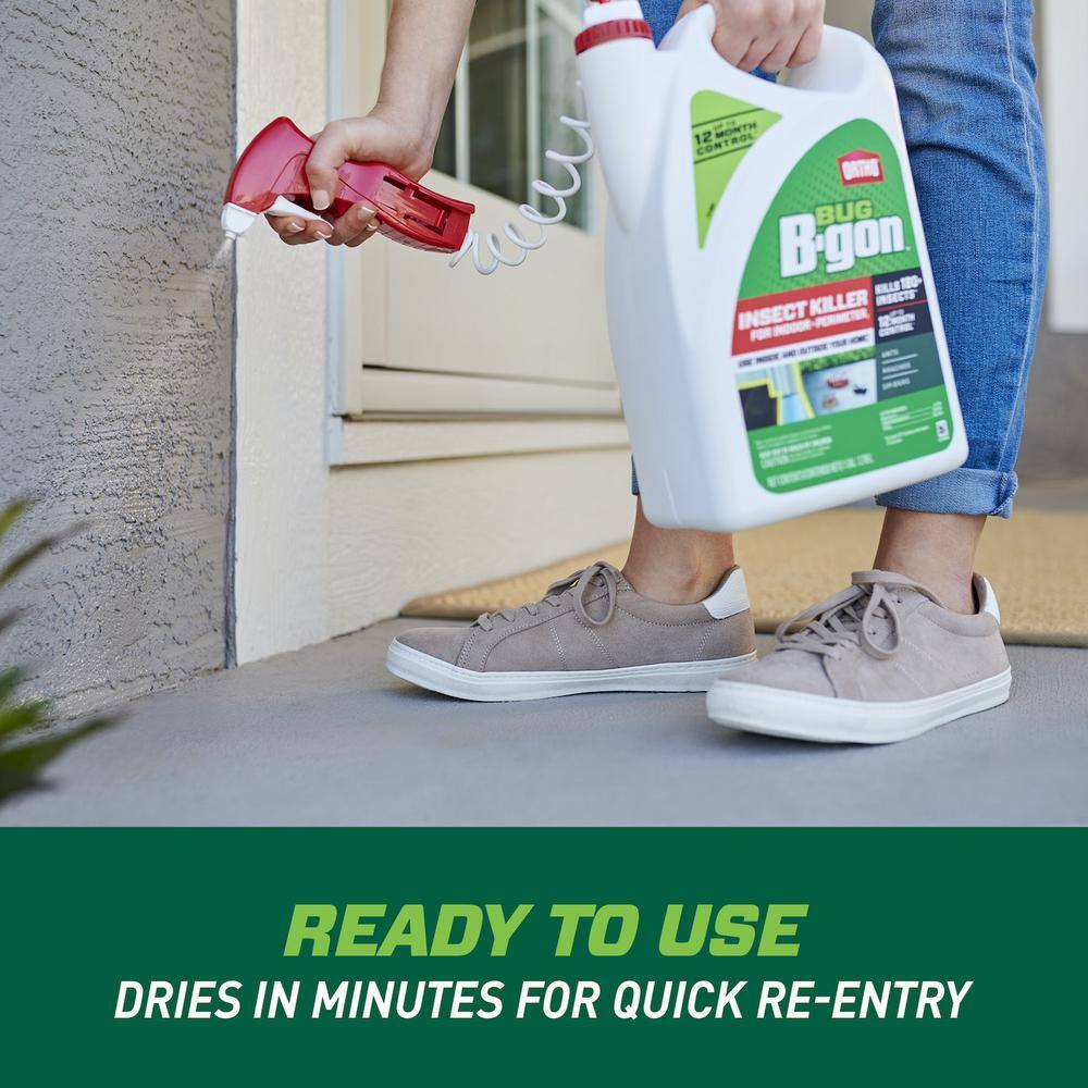 Ortho Bug B-gon 1 gal. Insect Killer for Indoor plus Perimeter1 with Trigger Sprayer 022380505