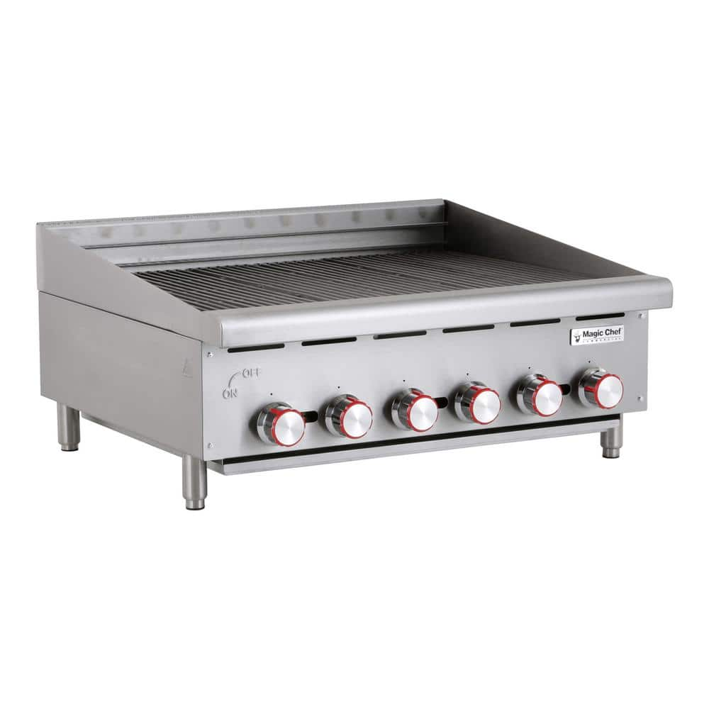 Magic Chef 36 in. Commercial Countertop Radiant Char Broiler MCCCB36A