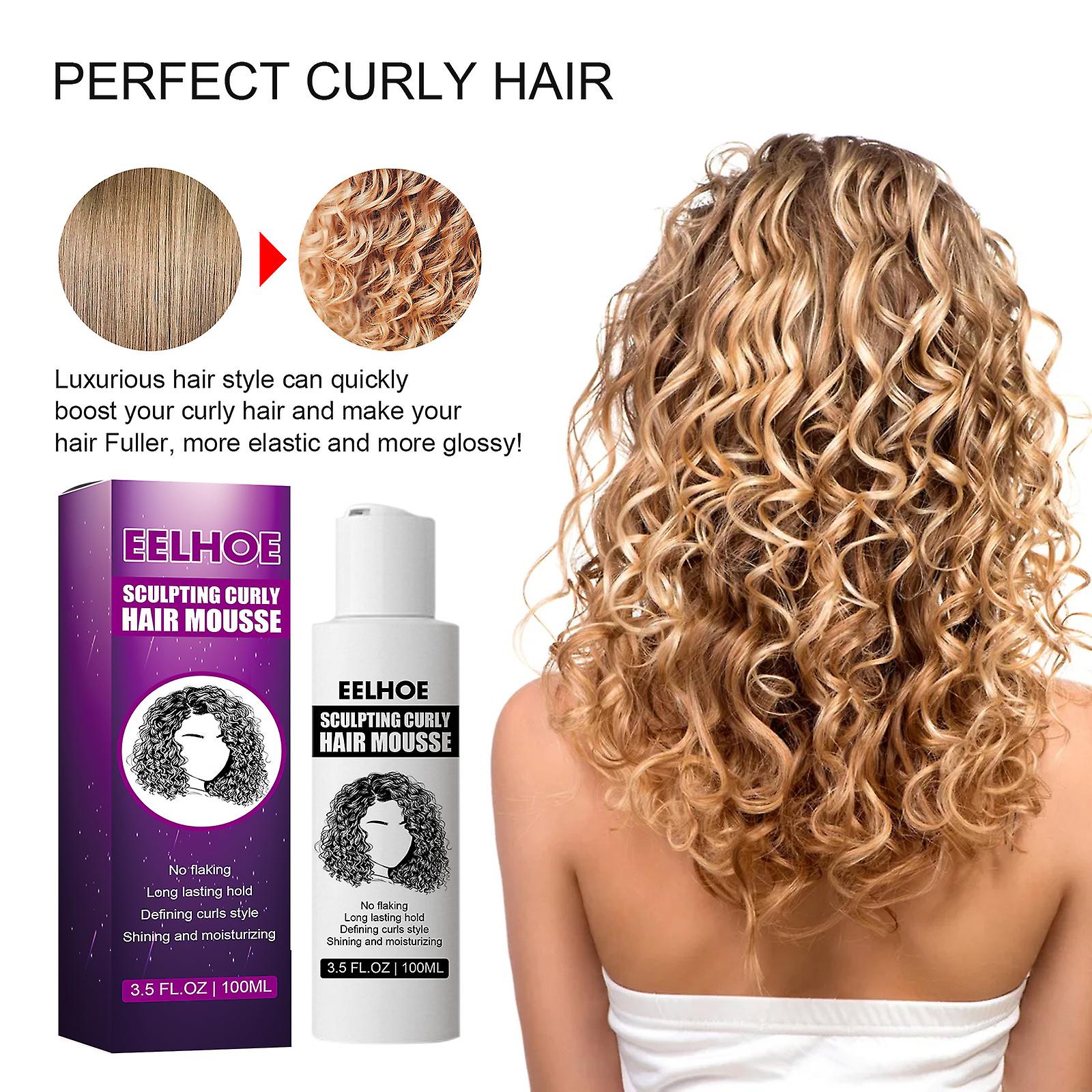 Foreign Trade Cross-border Curly Hair Styling Elastin Curly Hair Moisturizing Fluffy Styling Hairstyle Care Elastin