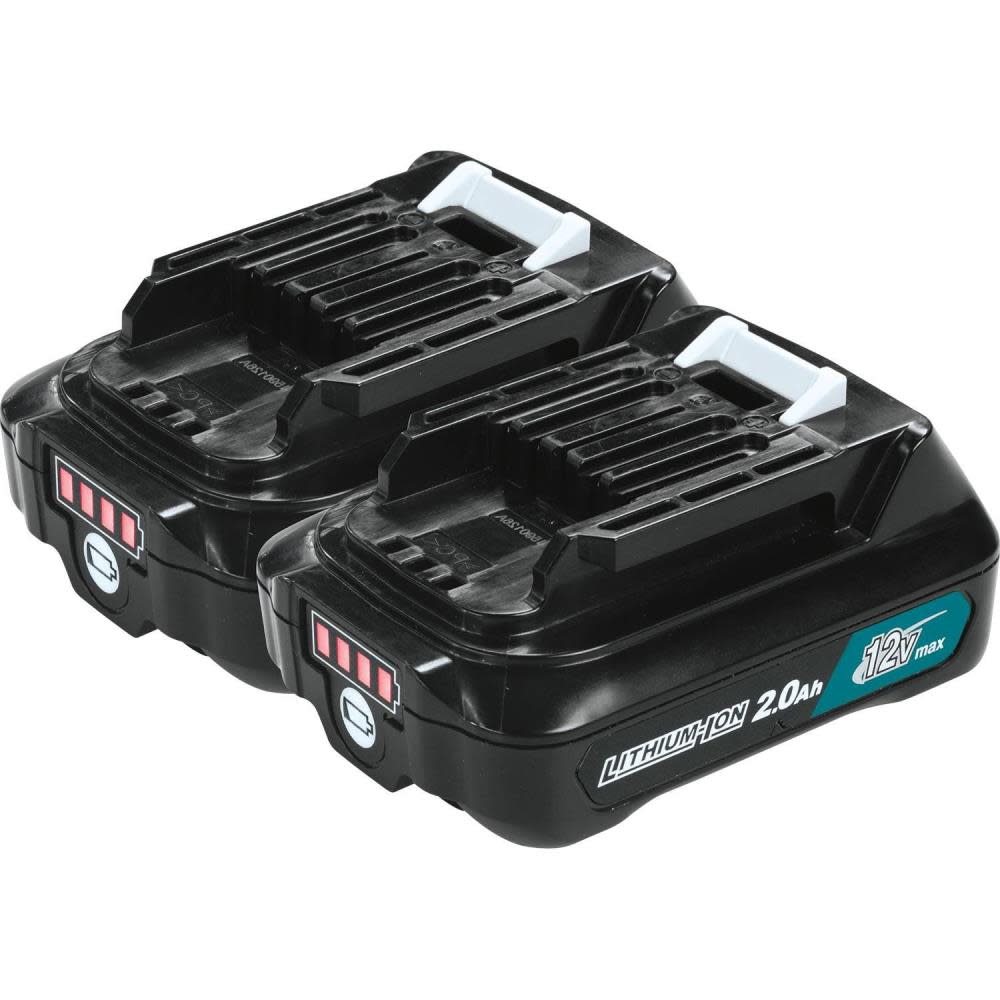 Makita 12V Max CXT Lithium-Ion 2.0 Ah Battery 2/pk BL1021B-2 from Makita