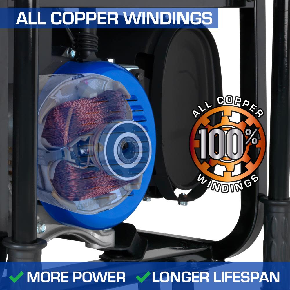 13000-Watt Dual Fuel Hybrid Portable Generator