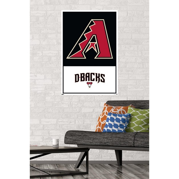 Trends International Mlb Arizona Diamondbacks Logo 22 Unframed Wall Poster Prints