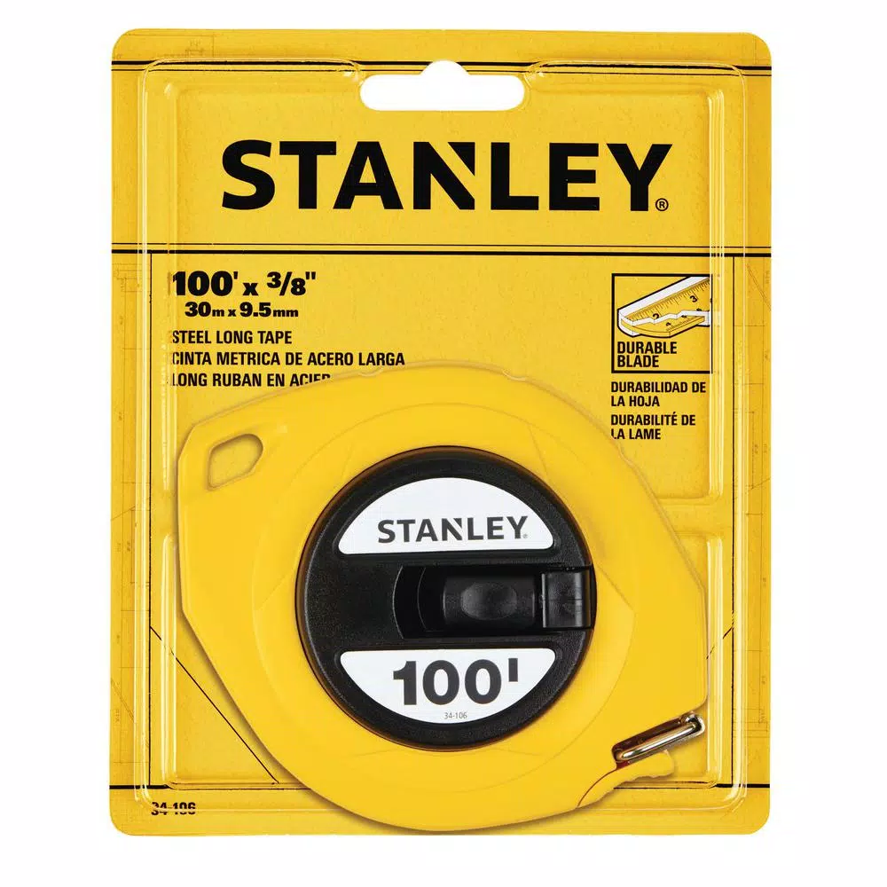 Stanley 100 ft. Tape Measure and#8211; XDC Depot