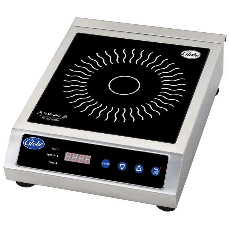 Globe Food Equipment GIR18 Induction Range， 1800 Watts， 7 Power Levels