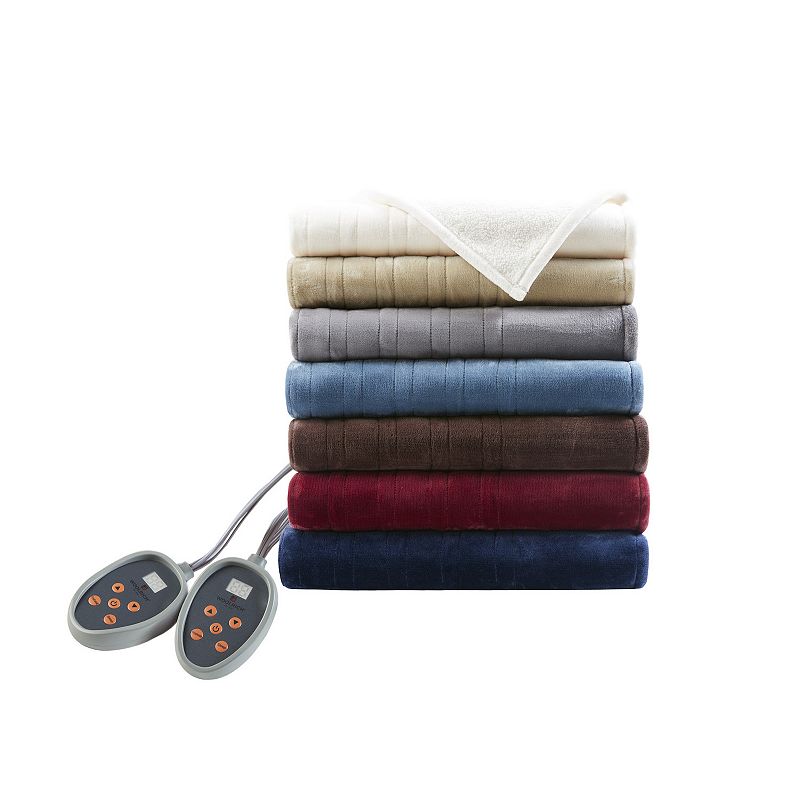 Woolrich Plush to Berber Oversized Heated Electric Blanket