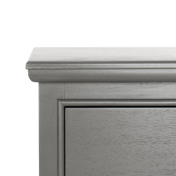 SAFAVIEH Griffin Grey Storage Side Table - 17.7