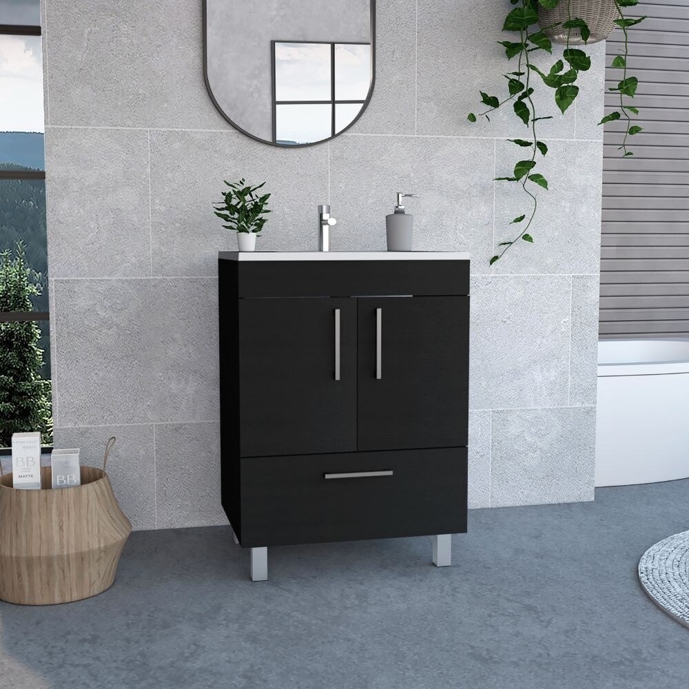 2 Door Rectangle Single Bathroom Vanity