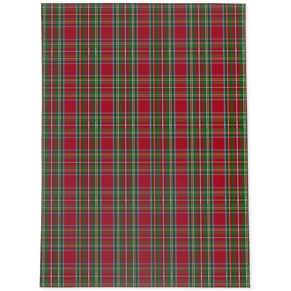 TARTAN CHRISTMAS Outdoor Rug By Terri Ellis